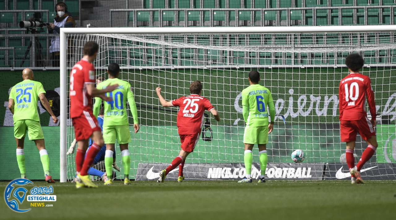 ولفسبورگ 2-3 بایرن مونیخ