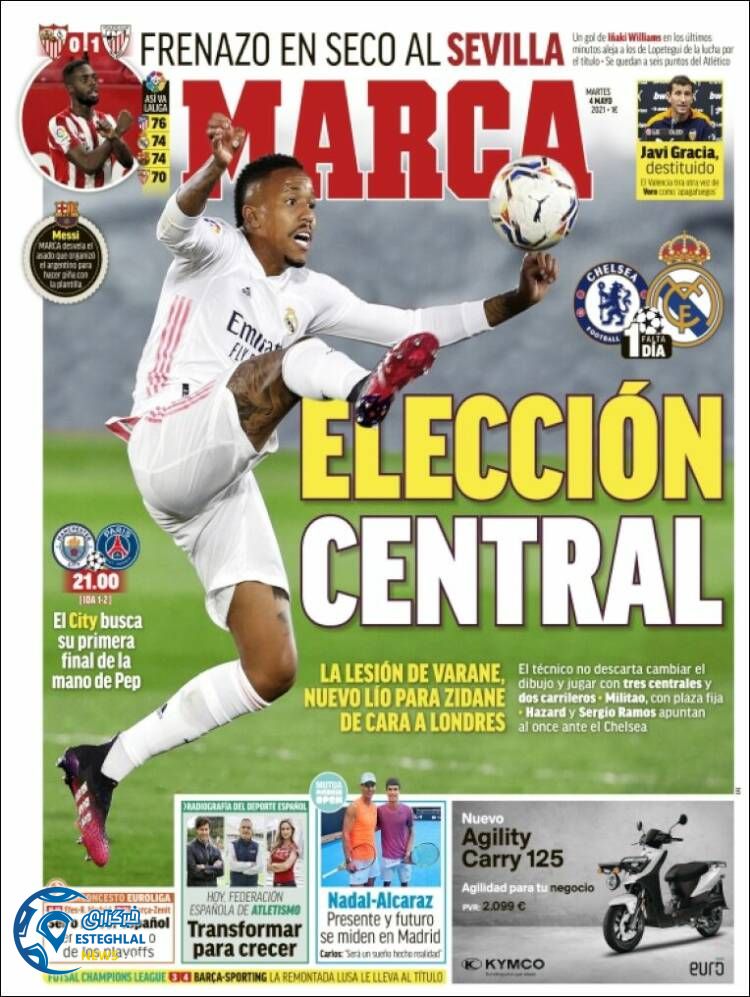 روزنامه ورزشی مارکا سه شنبه 14 اردیبهشت 1400