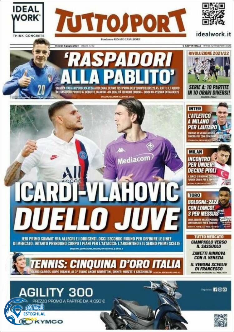 روزنامه ورزشی توتو اسپورت جمعه 14 خرداد 1400