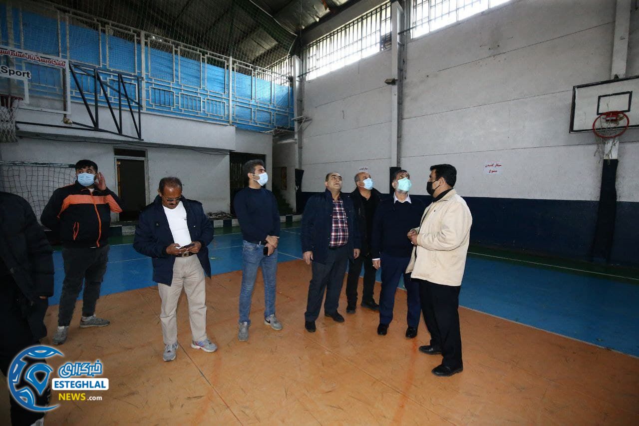 بازدید آجورلو از ورزشگاه مرغوبکار