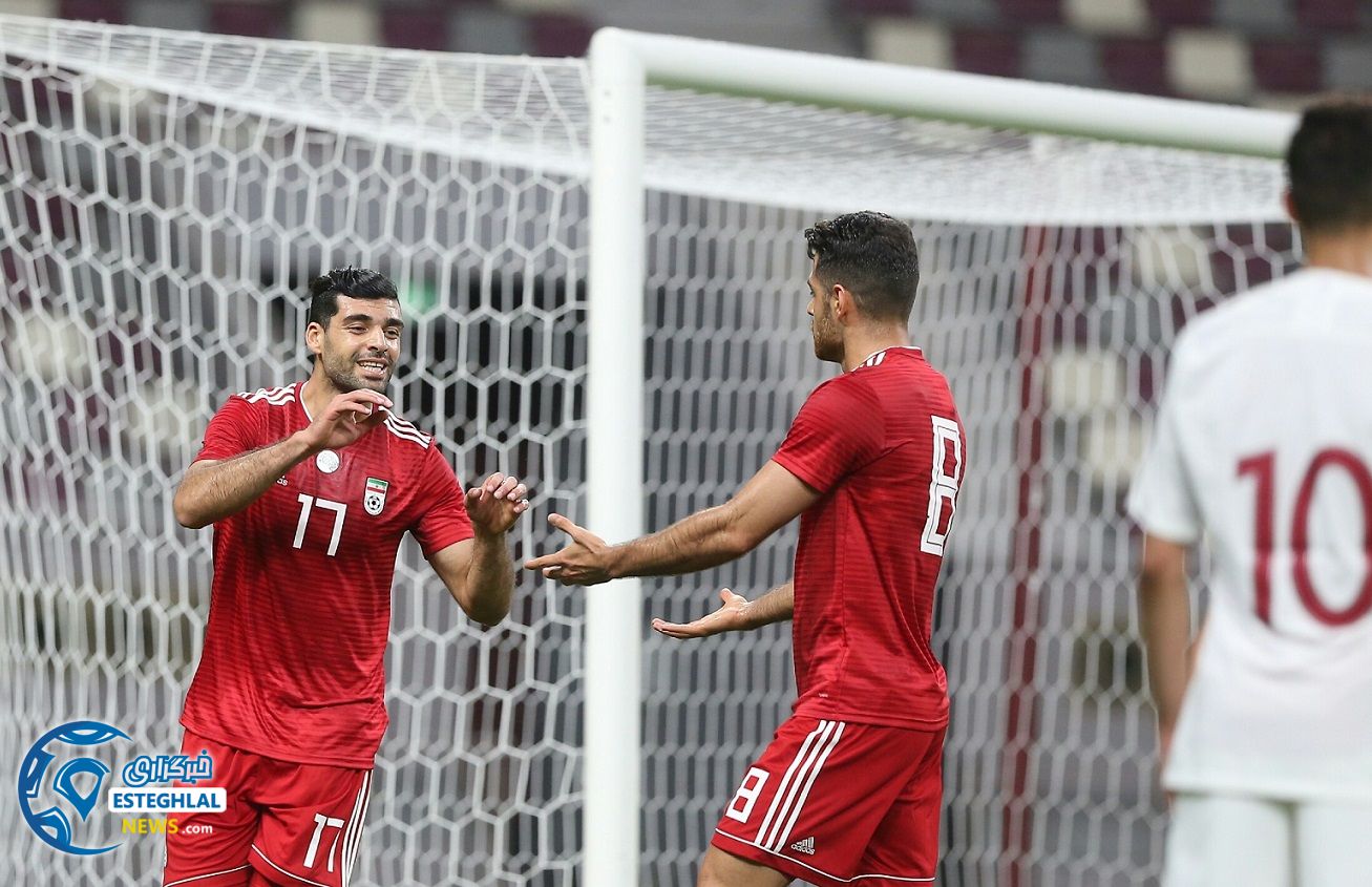 دیدار تدارکاتی تیم ملی ایران و قطر