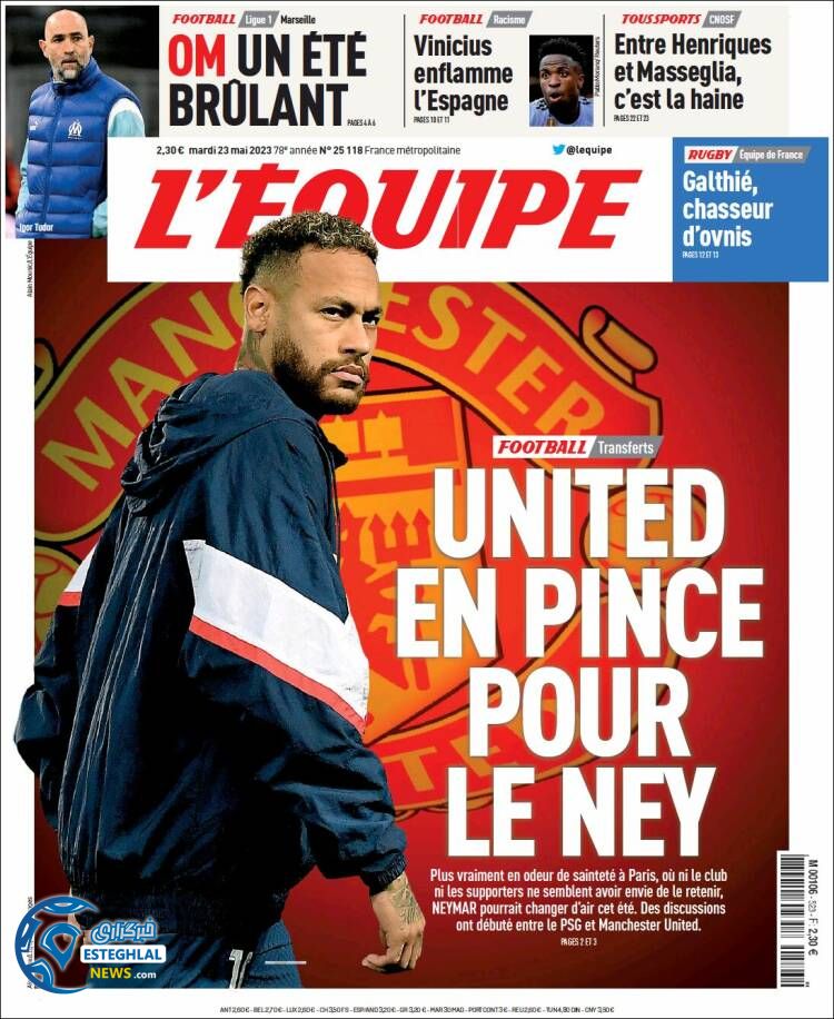 روزنامه ورزشی اکیپ سه شنبه 2 خرداد 1402 