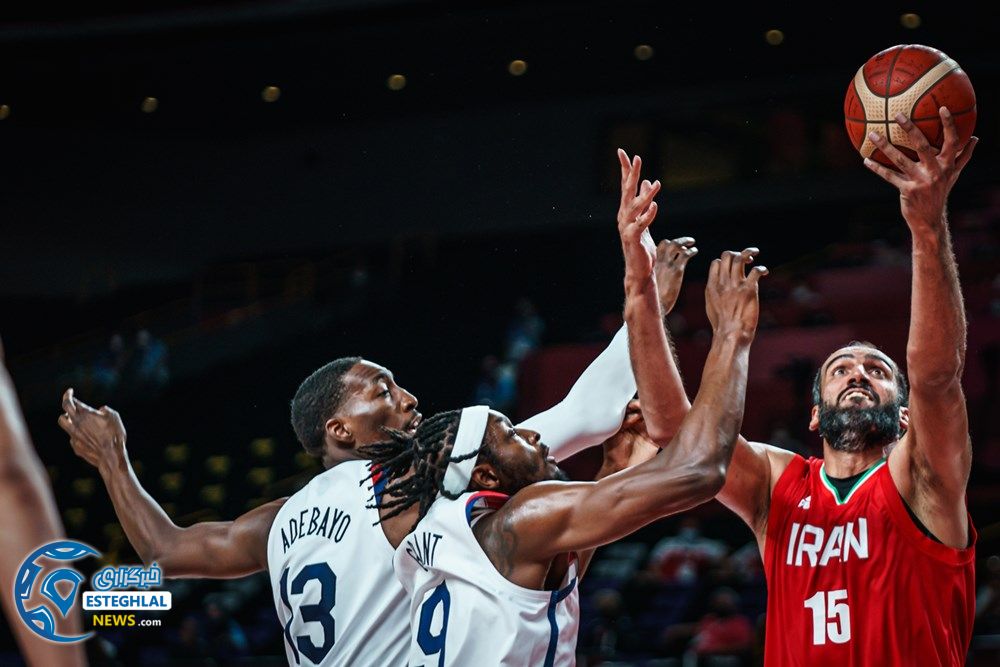بسکتبال ایران و امریکا