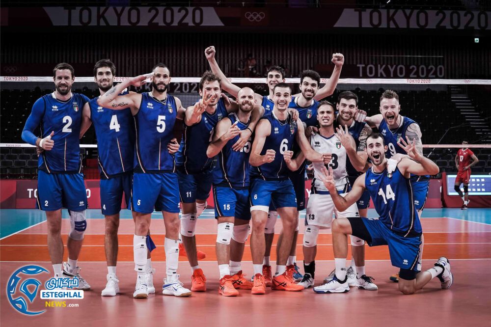 والیبال ایران و ایتالیا