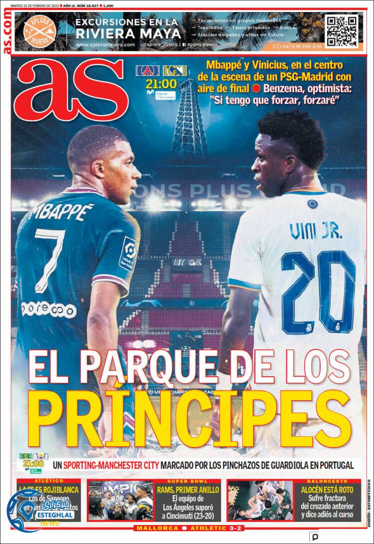 روزنامه ورزشی آ اس سه شنبه 26 بهمن 1400