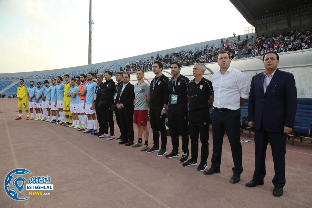 دیدار تیم ملی فوتبال عراق و ایران