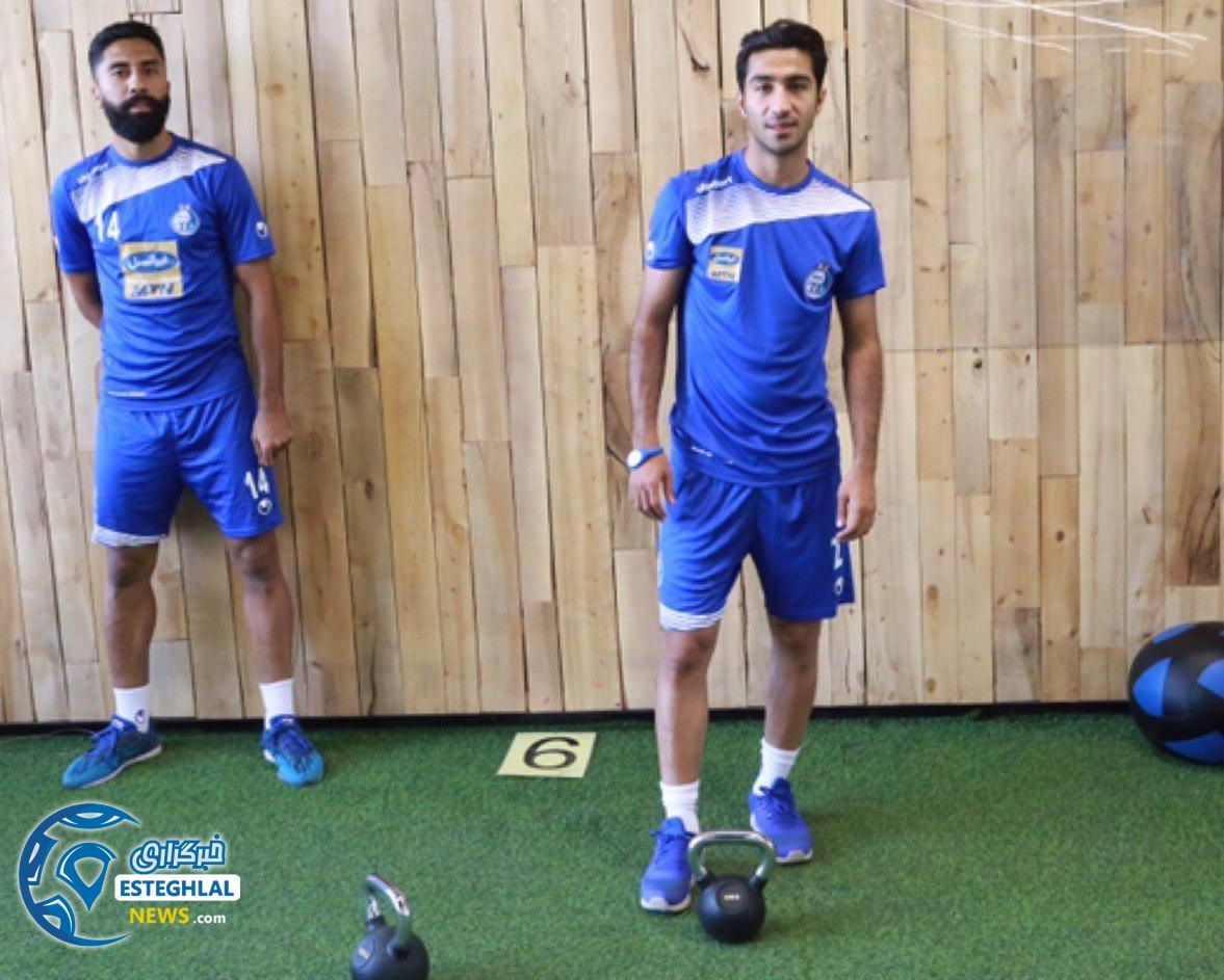 محسن کریمی تمرین بدنسازی