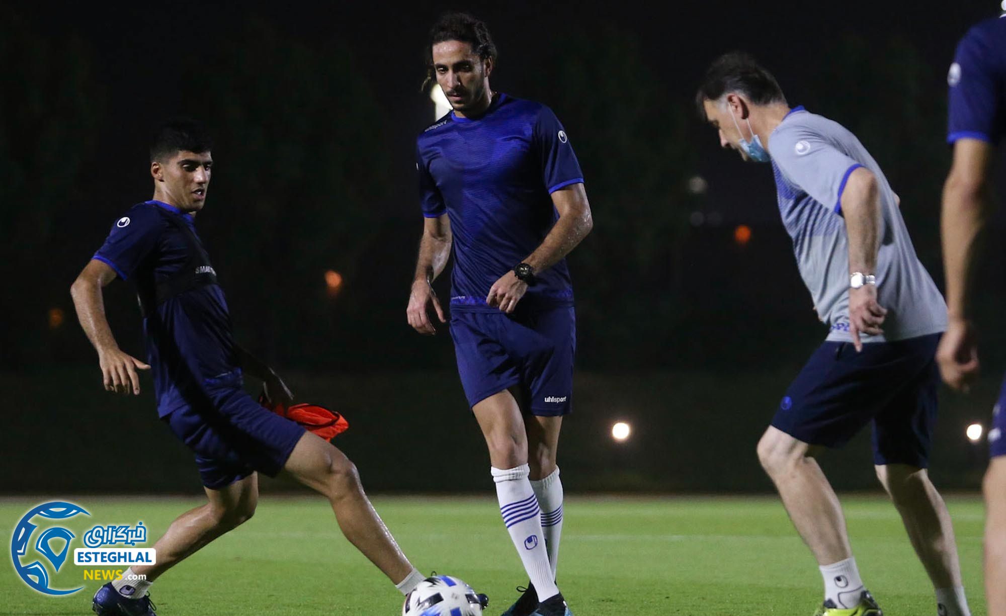 تمرین استقلال در دوحه