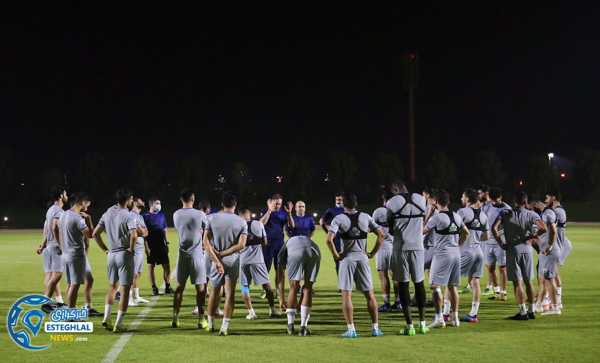 تمرین استقلال در دوحه