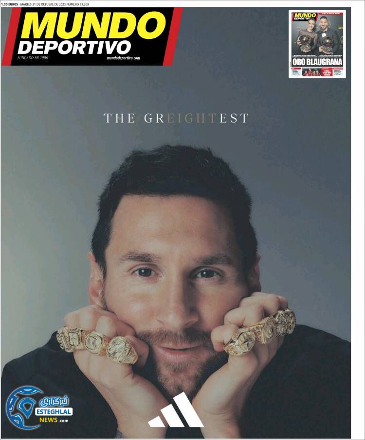 روزنامه ورزشی موندو دپورنیوو سه شنبه 9 آبان 1402 