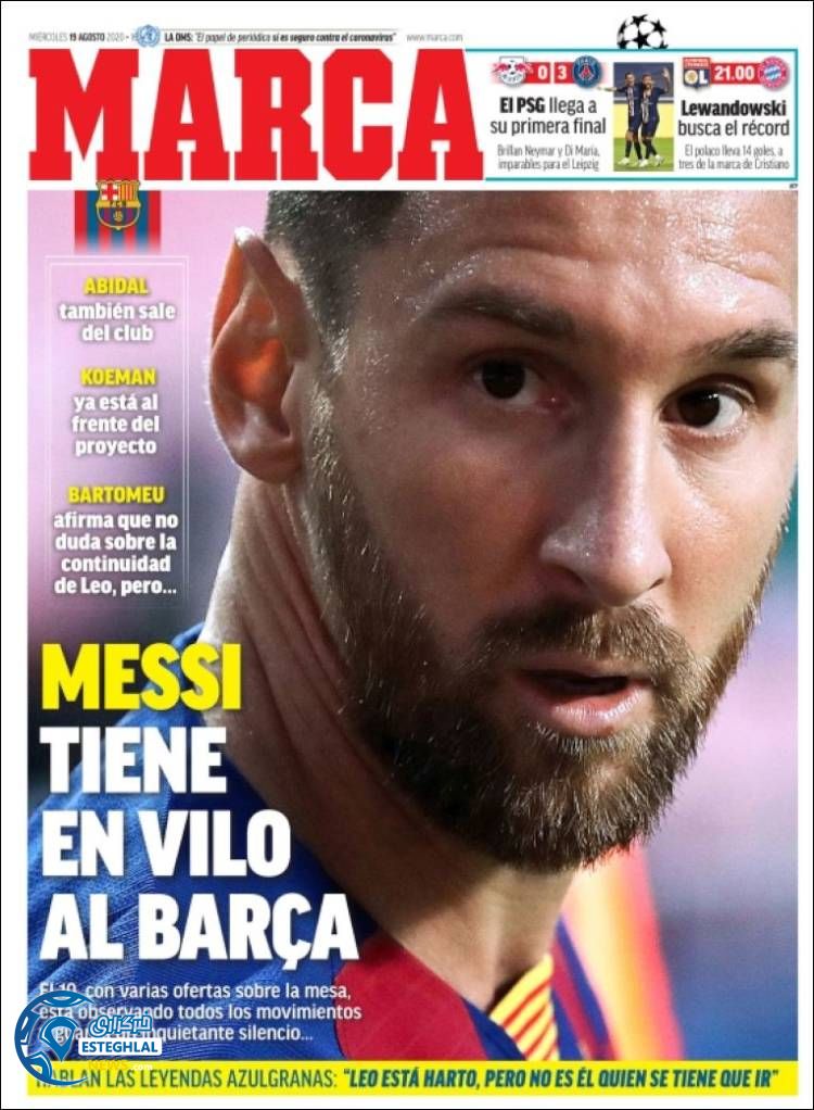 روزنامه ورزشی مارکا چهارشنبه 29 مرداد 1399