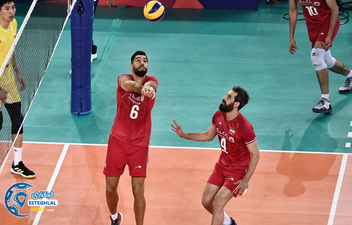 ذیذار تیم ملی والیبال چین و ایران
