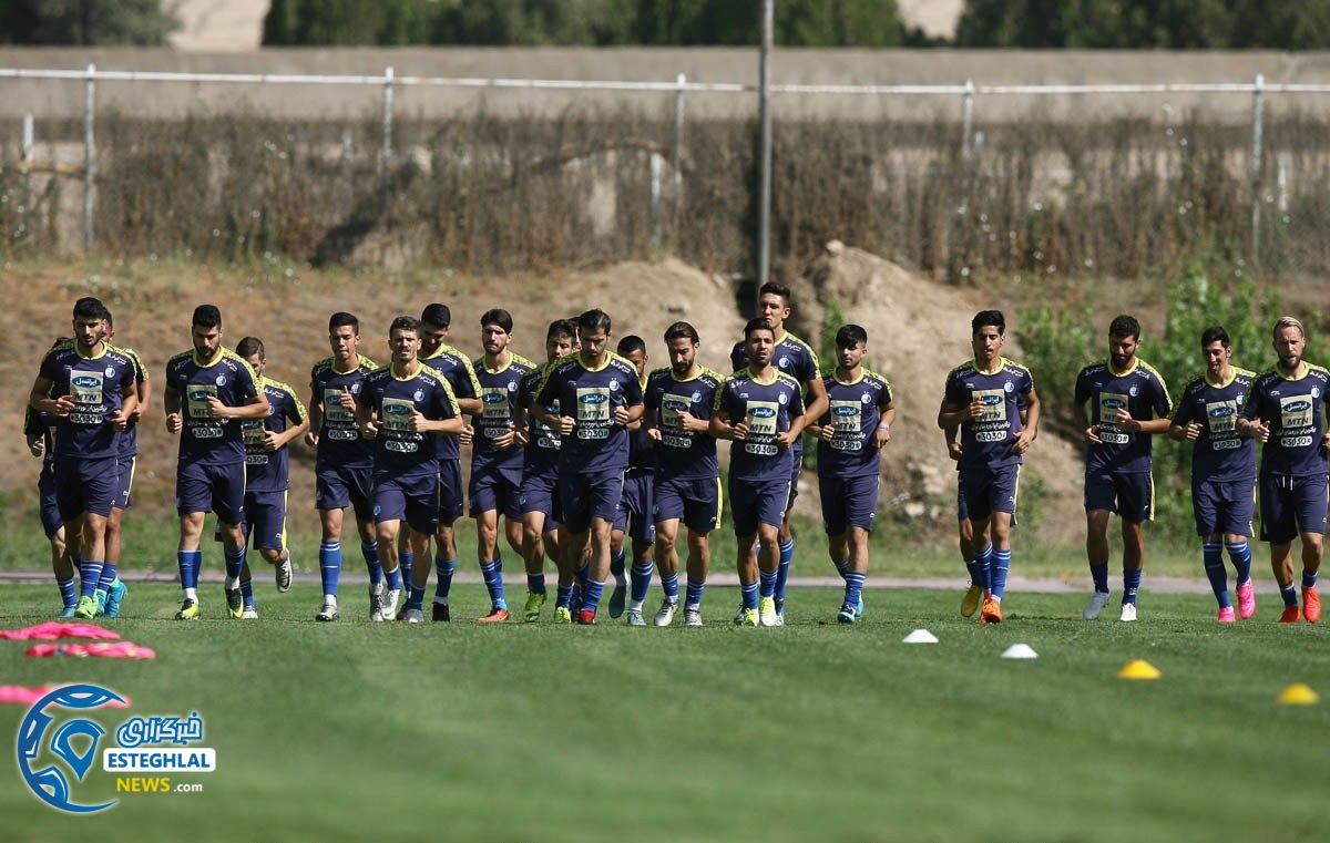 تمرین استقلال چهارشنبه 24 مرداد97