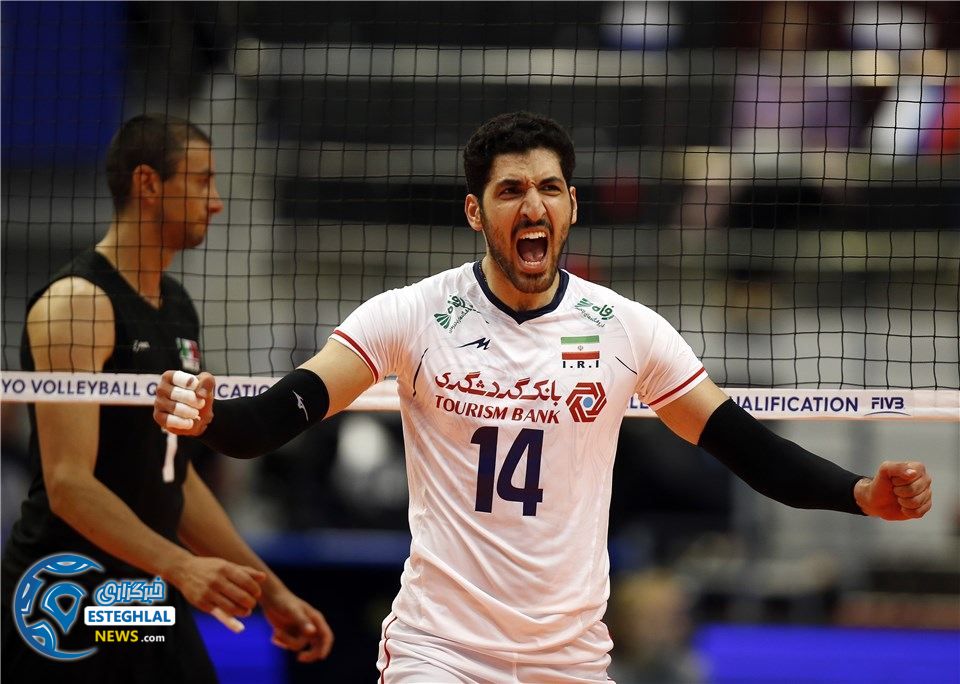 دیدار تیم های ملی والیبال ایران و مکزیک