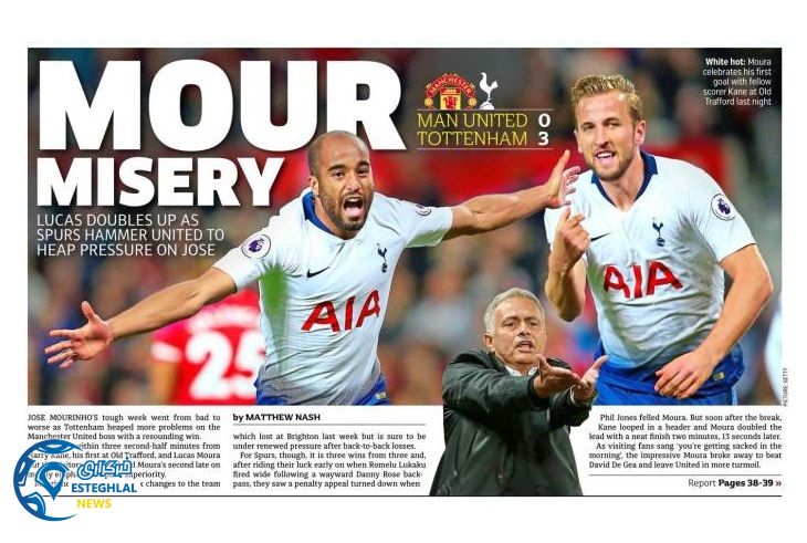 روزنامه های ورزشی جهان سه شنبه 6 شهریور 1397