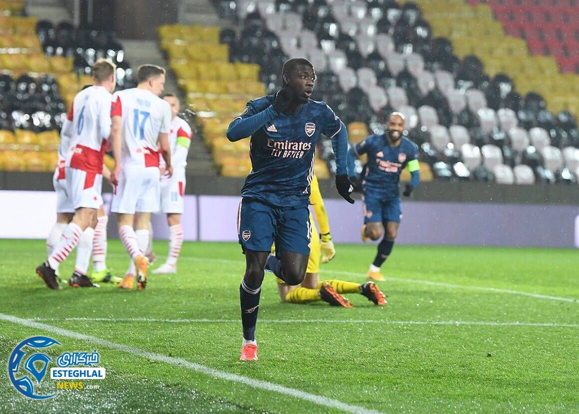 اسلاویاپراگ 0-4 آرسنال