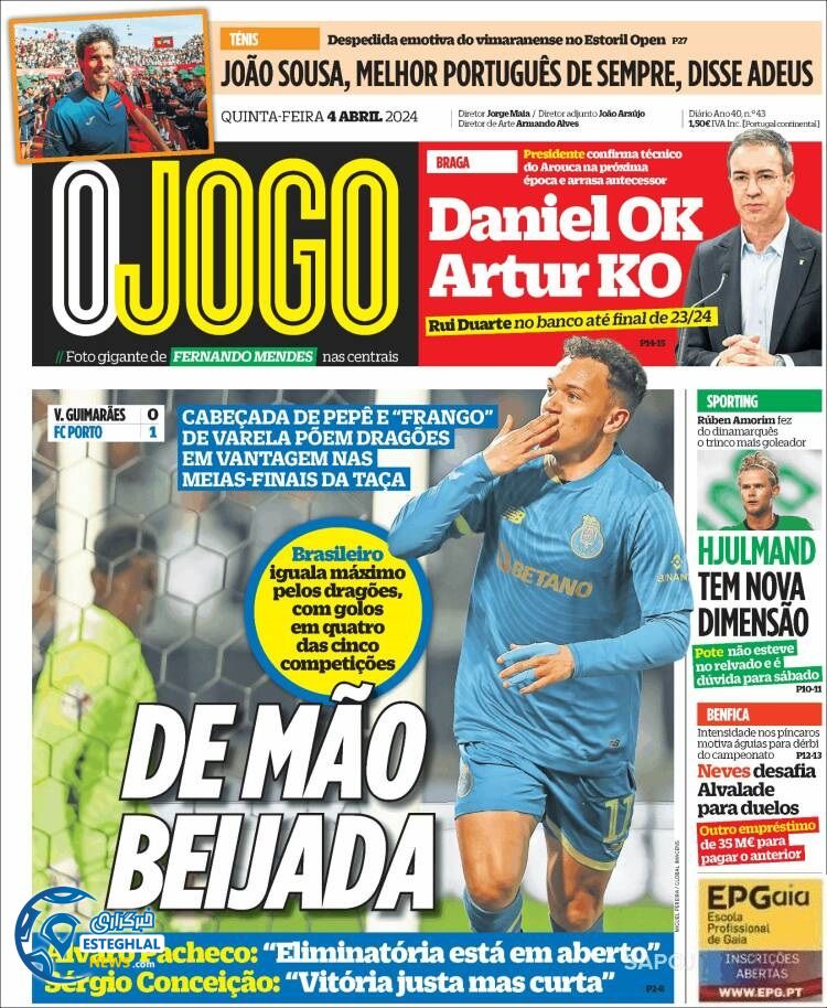 روزنامه ورزشی اوچوگو پنجشنبه 16 فروردین 1403 