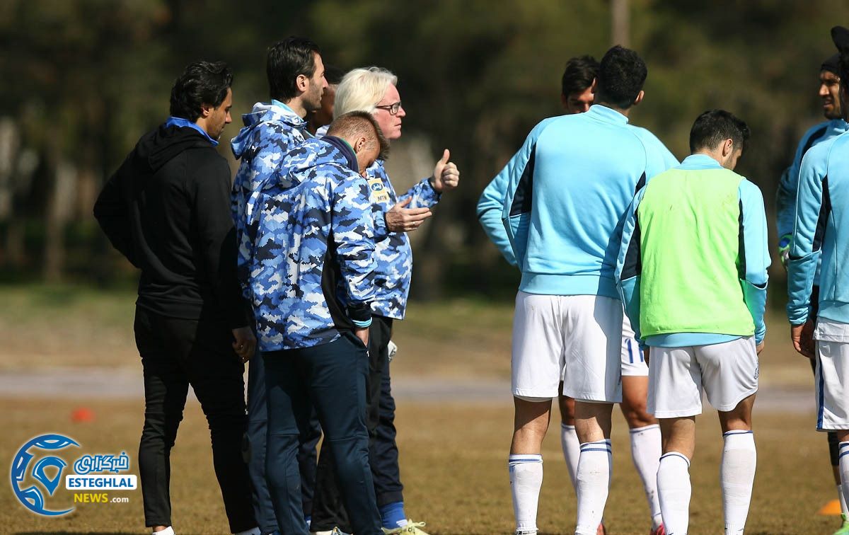 تمرین استقلال 24 بهمن  ماه 97