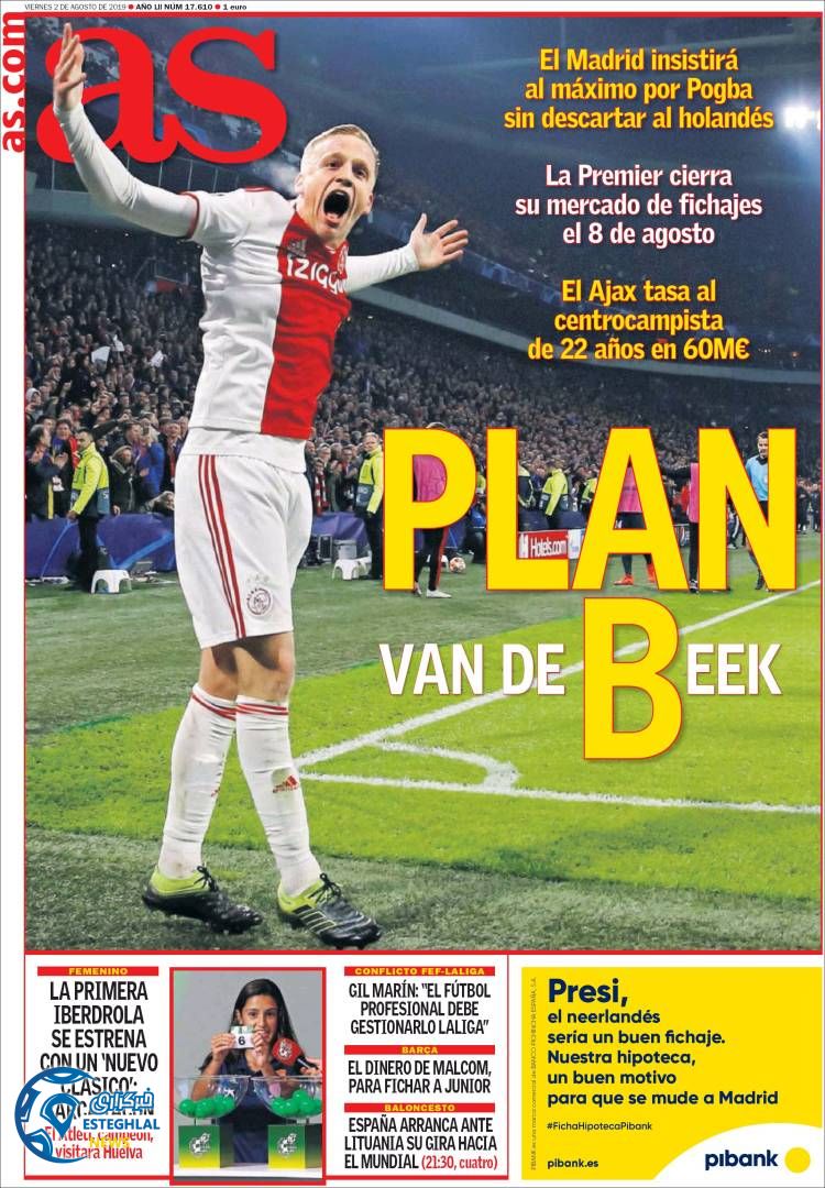 روزنامه ورزشی آاس جمعه 11 مرداد 1398