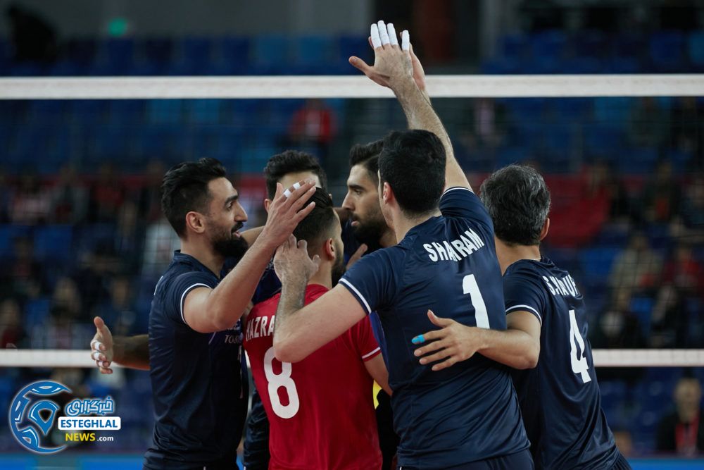 دیدار تیم های ملی والیبال ایران و چین