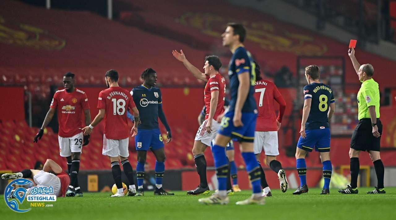 منچستریونایتد 9-0 ساوتهمپتون