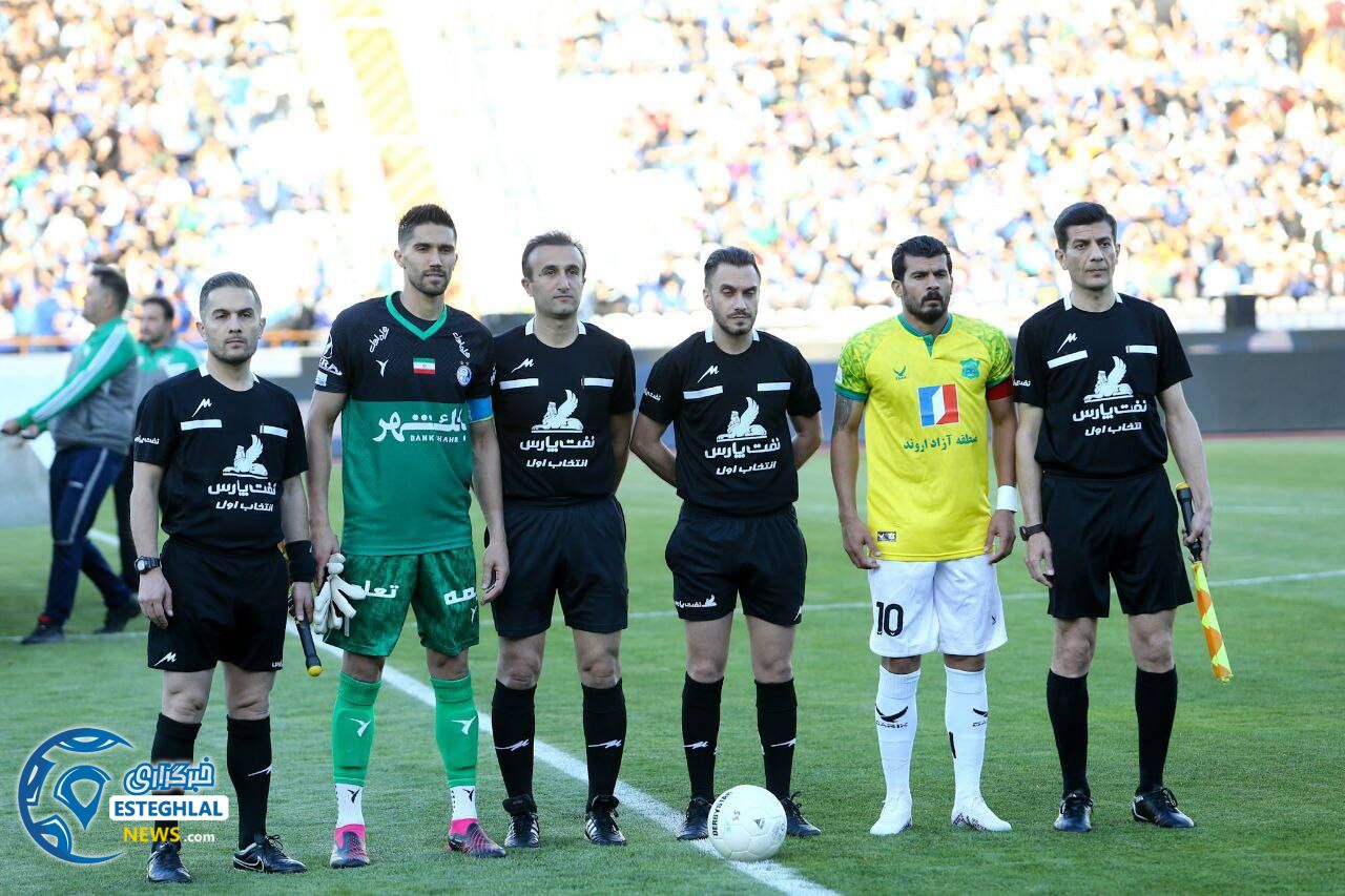 تیم داوری دیدار استقلال و نفت آبادان