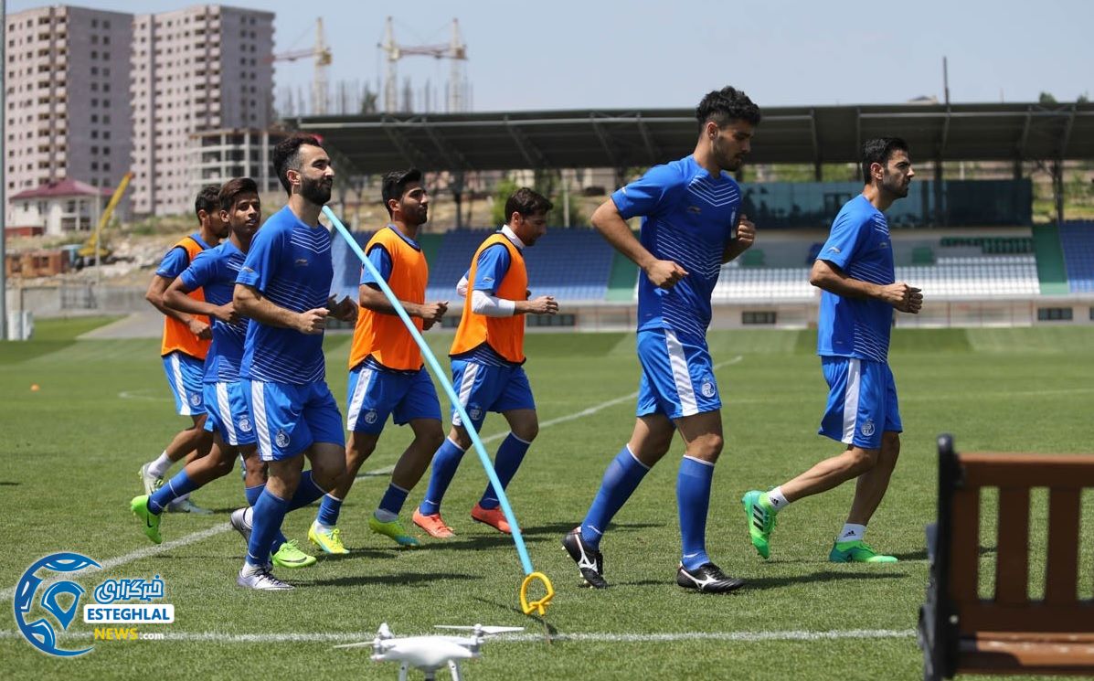 تمرین امروز صبح استقلال در ارمنستان