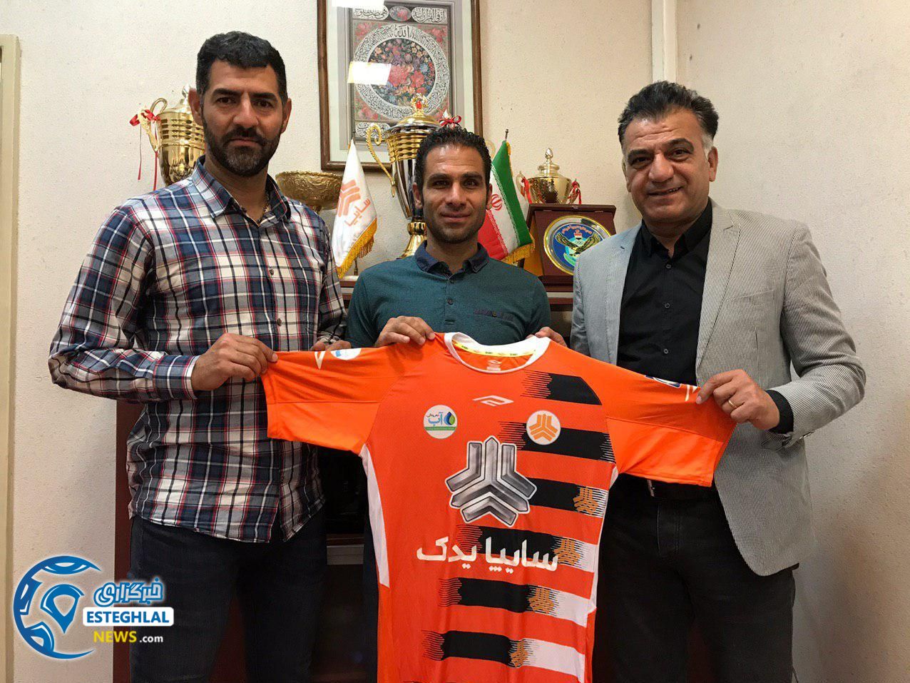 امضای قرارداد طاهری و نامداری با سایپا