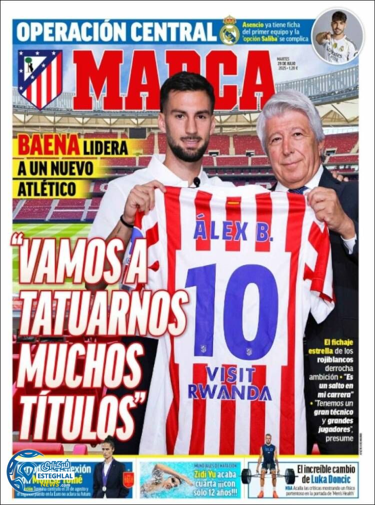 روزنامه ورزشی مارکا سه شنبه 7 مرداد 1404  