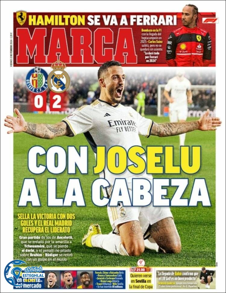 روزنامه ورزشی مارکا جمعه 13 بهمن 1402 