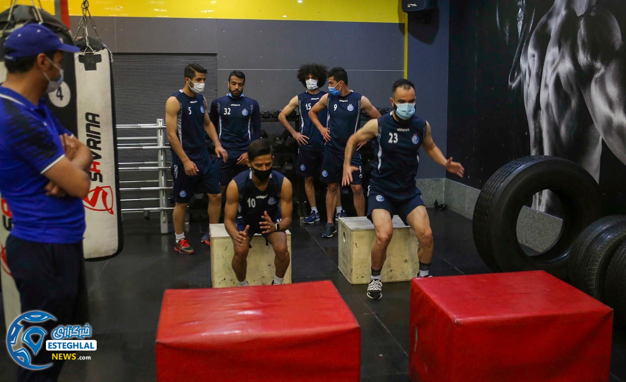 تمرین وزنه استقلال