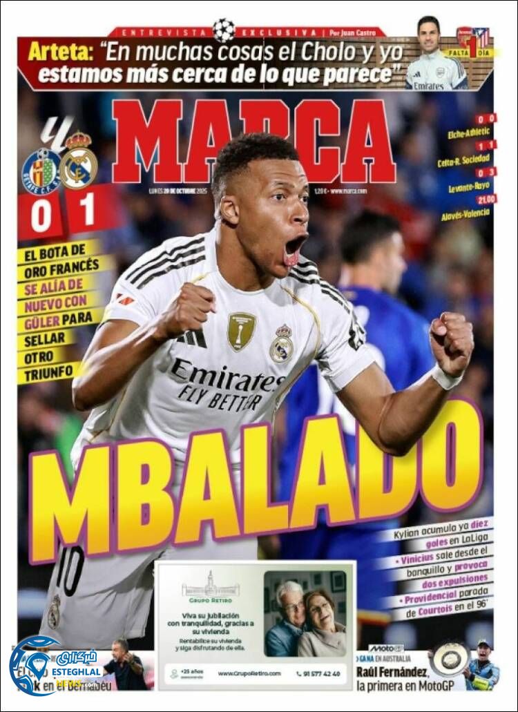 روزنامه ورزشی مارکا دوشنبه 28 مهر 1404  