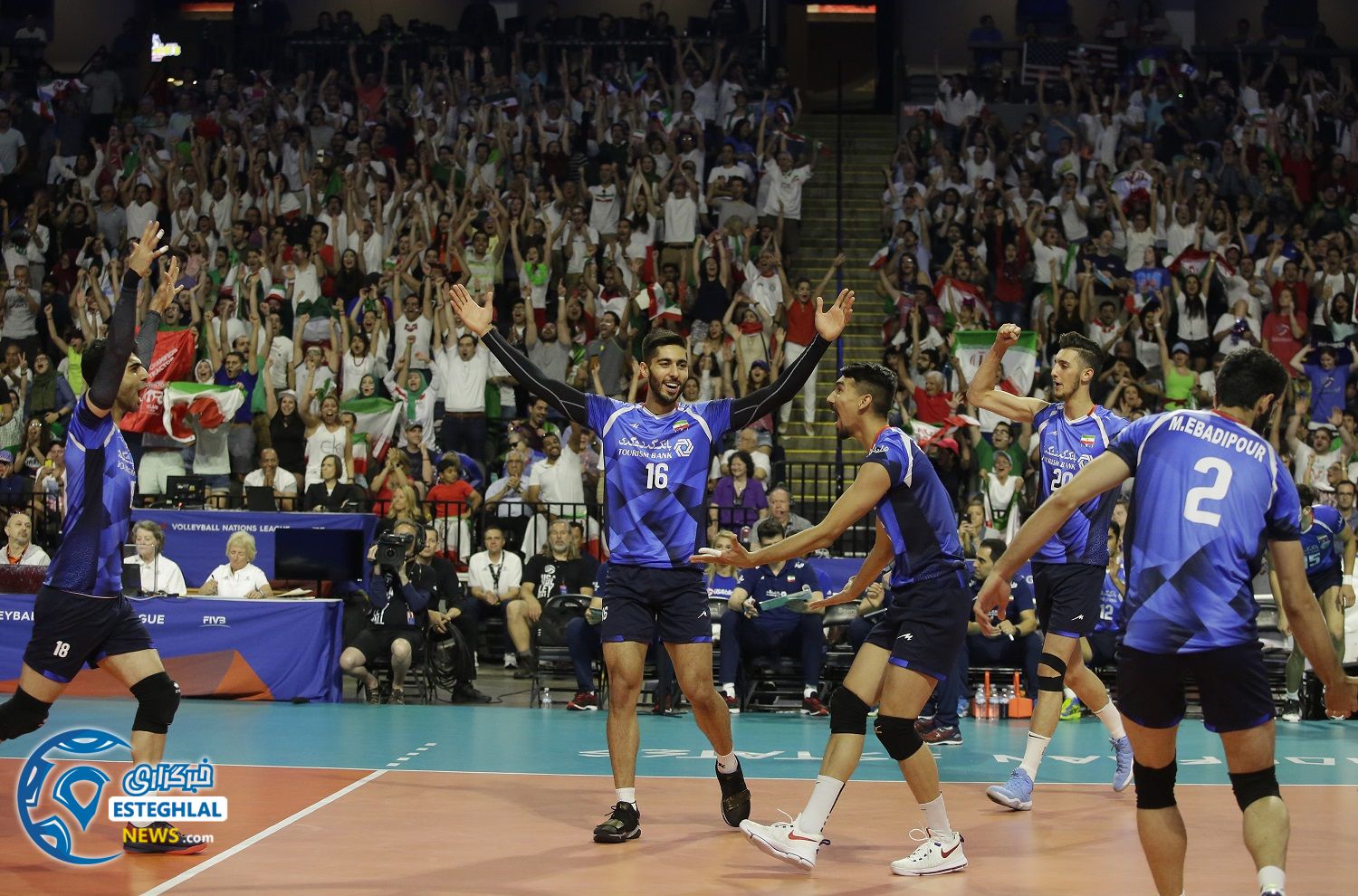 والیبال لیگ ملت های جهان 2018