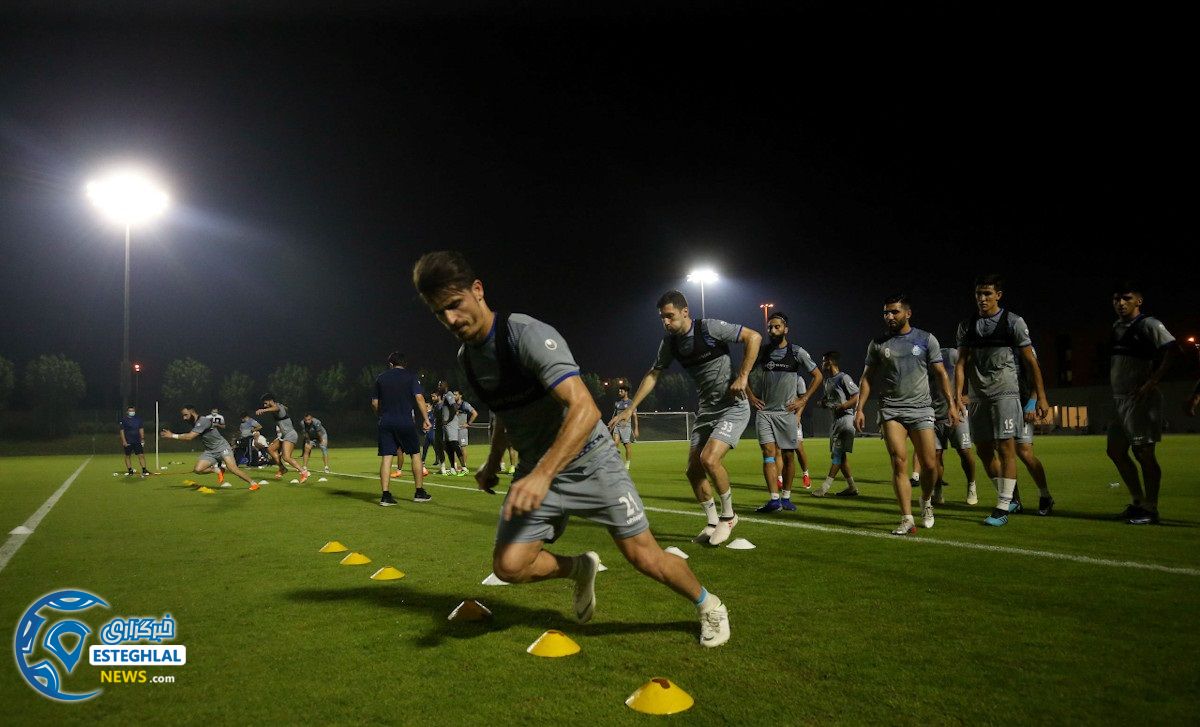 تمرین استقلال در دوحه