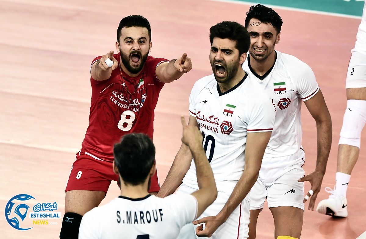 دیدار تیم ملی والیبال ایران و ایتالیا