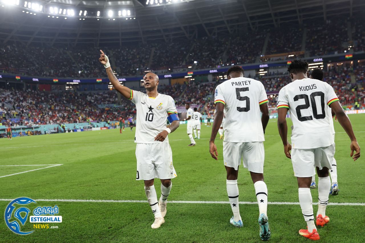 پرتغال 3-2 غنا&nbsp;