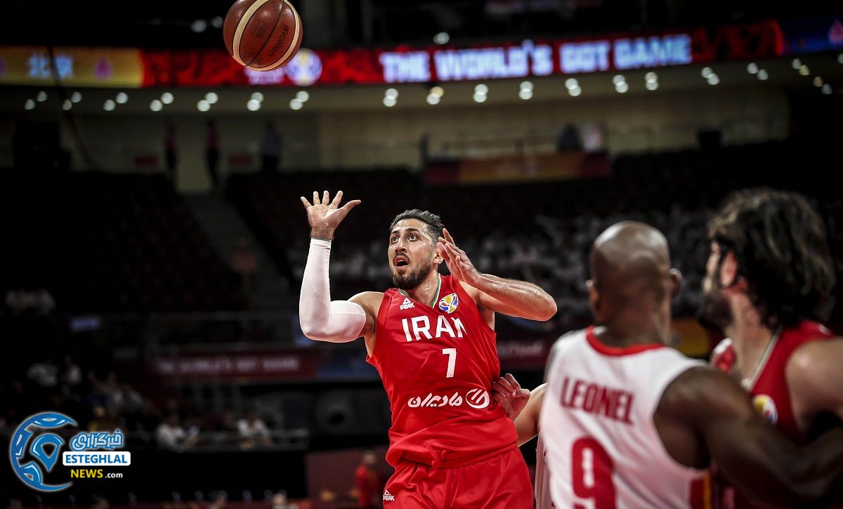 دیدار تیم ملی بسکتبال ایران و آنگولا