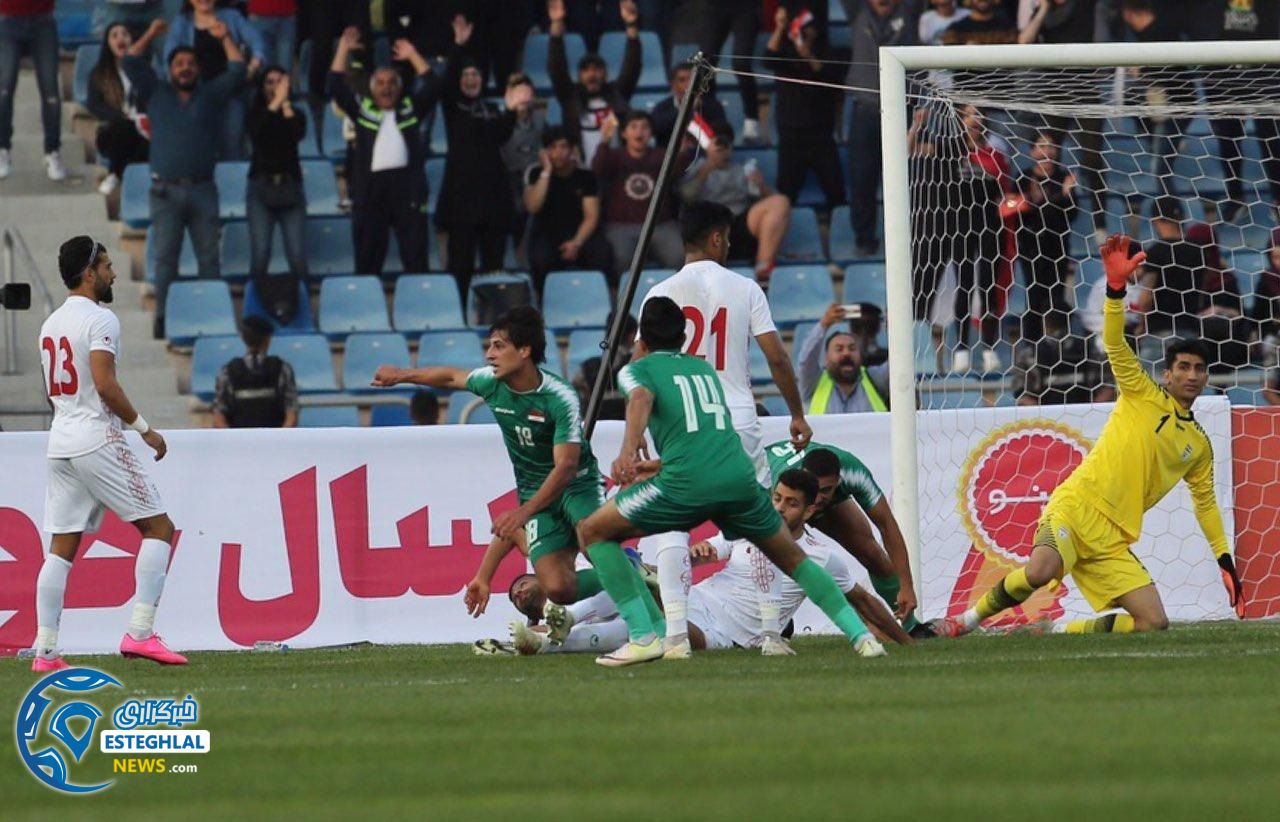 دیدار تیم ملی فوتبال عراق و ایران