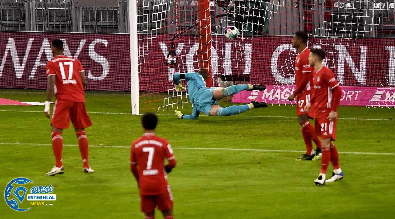 بایرن مونیخ&nbsp;2-1 ولفسبورگ