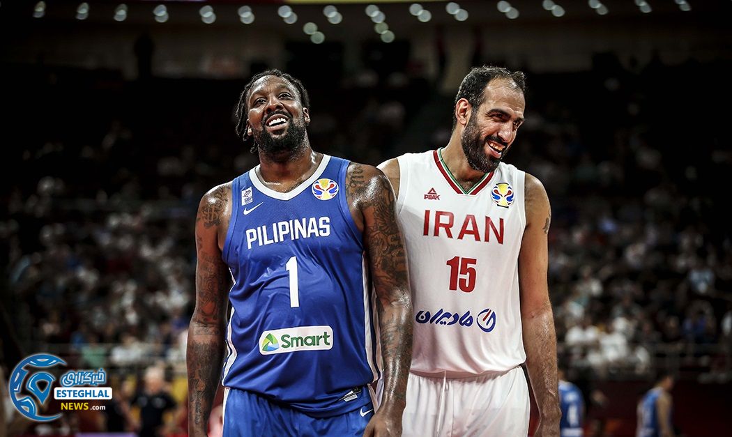 دیدار تیم ملی بسکتبال ایران و فیلیپین