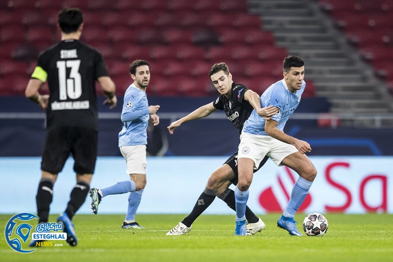 مونشن گلادباخ 0-2 منچسترسیتی