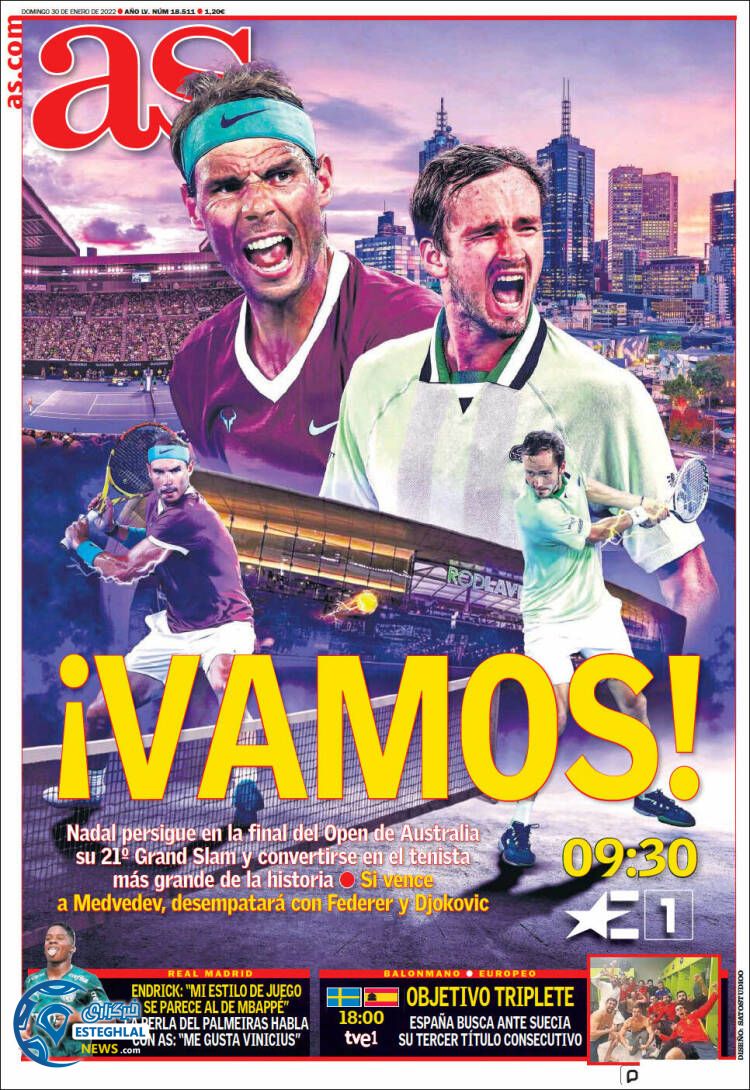 روزنامه ورزشی آ اس یکشنبه 10 بهمن 1400