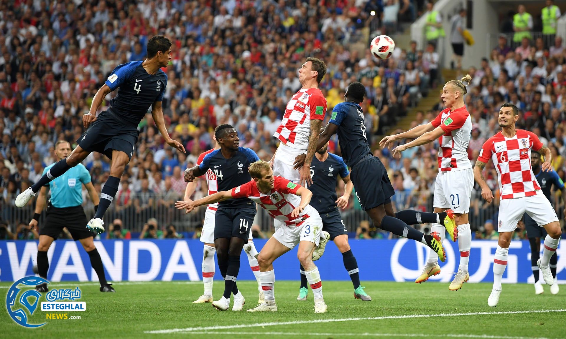 دیدار فرانسه و کرواسی