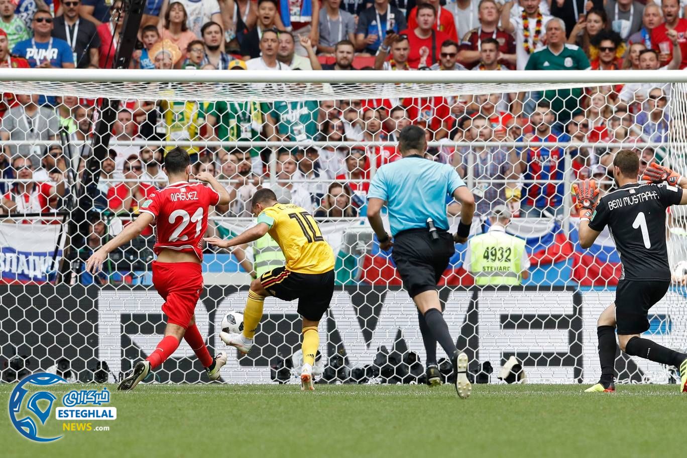 دیدار بلژیک و تونس