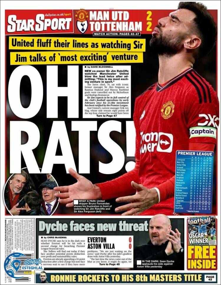 روزنامه ورزشی استار اسپورت دوشنبه 25 دی 1402 