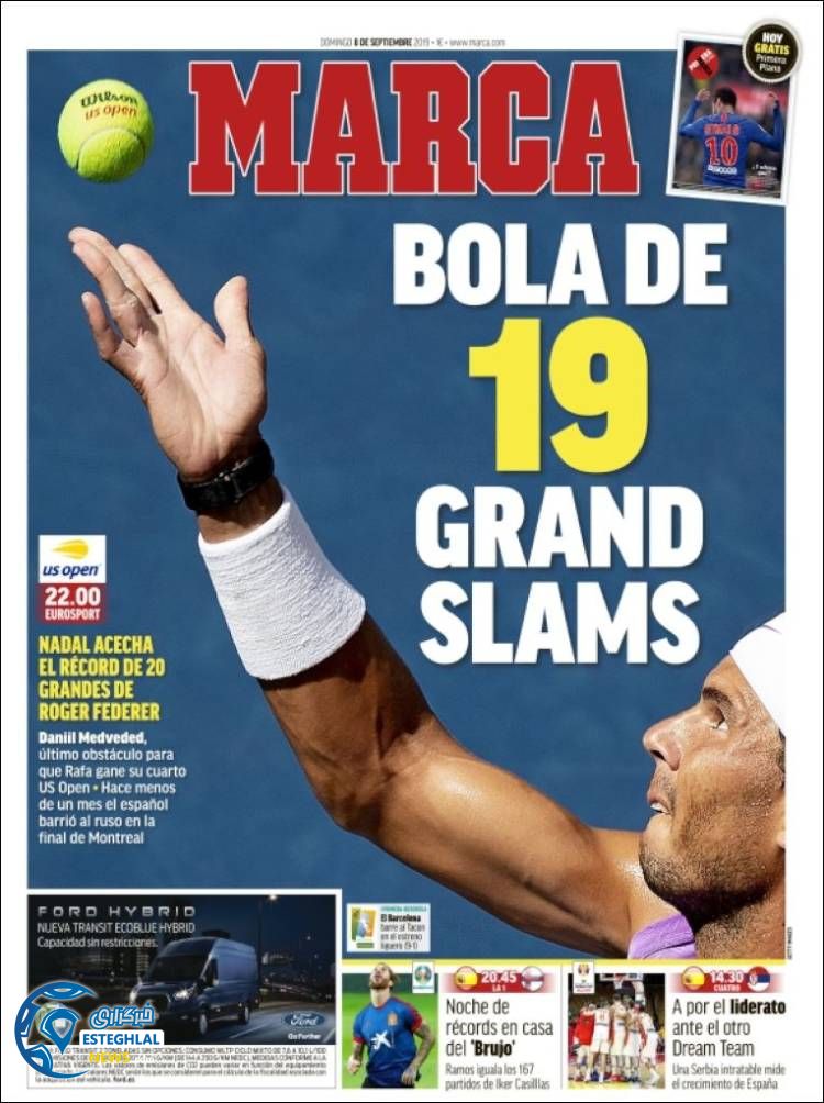 روزنامه ورزشی مارکا یکشنبه 17 شهریور 1398