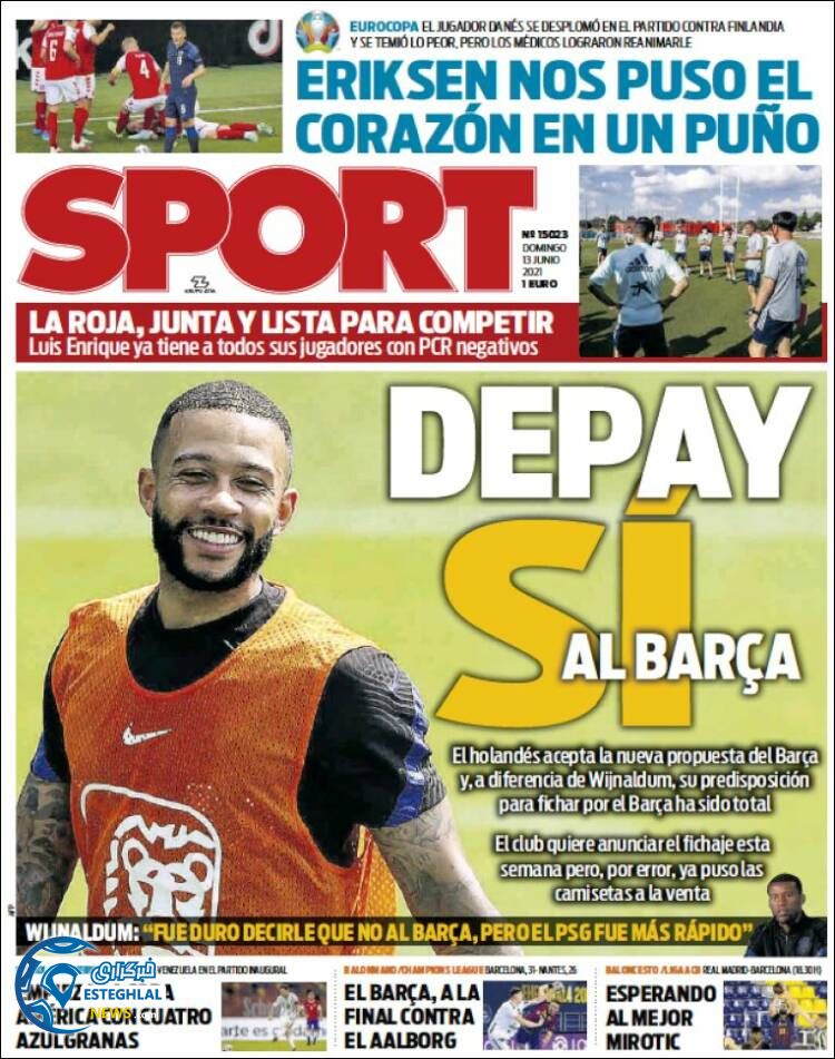 روزنامه ورزشی اسپورت یکشنبه 23 خرداد 1400