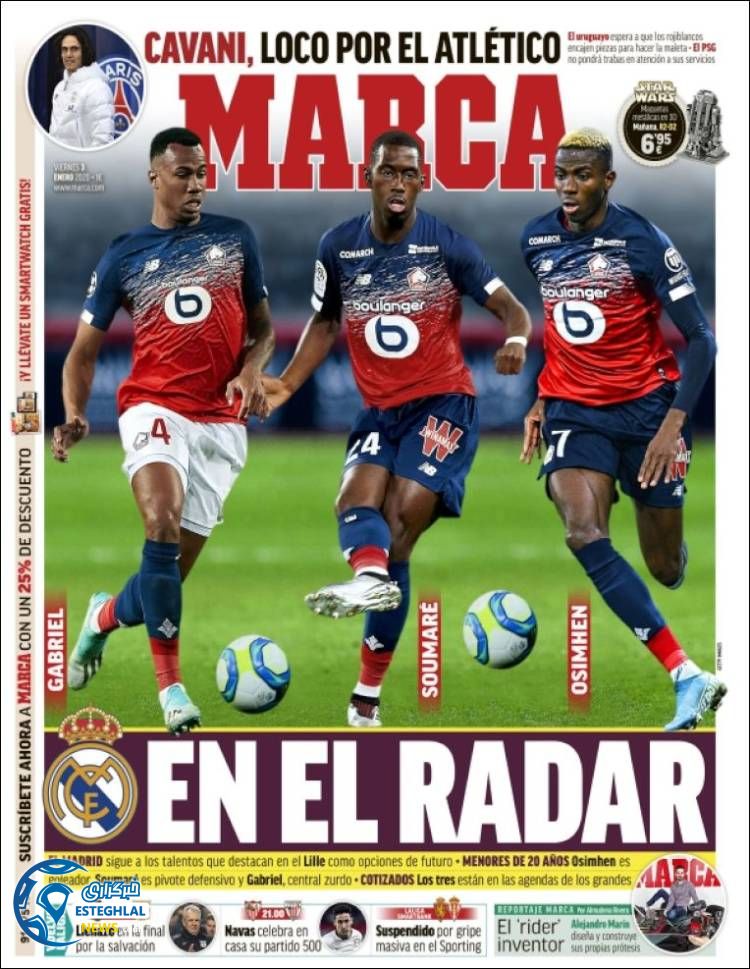 روزنامه ورزشی مارکا جمعه 13 دی 1398