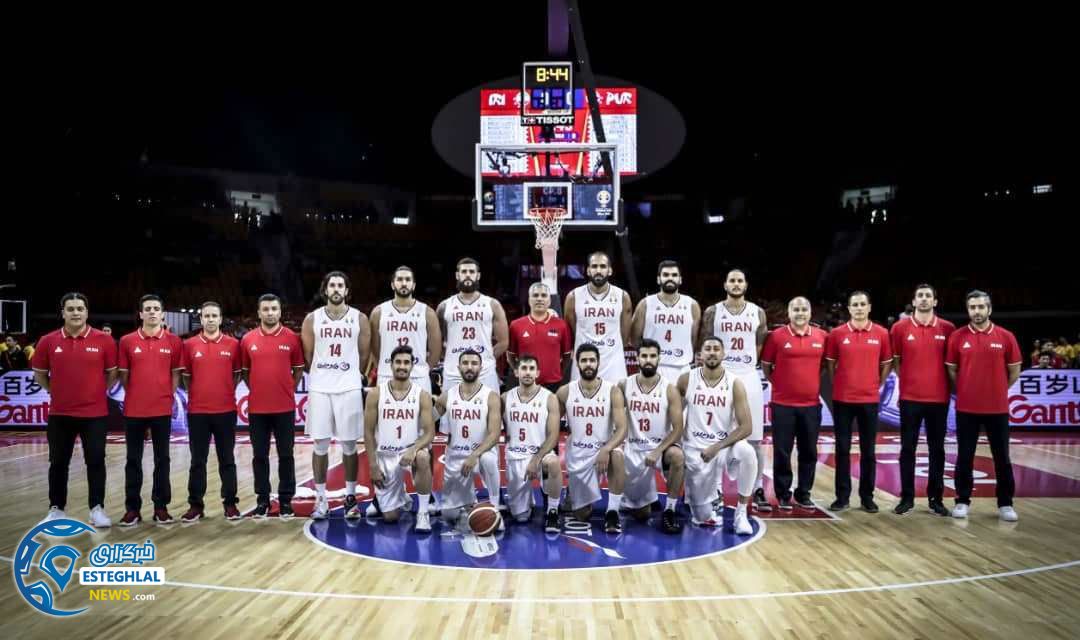 دیدار تیم ملی بسکتبال ایران و پورتوریکو