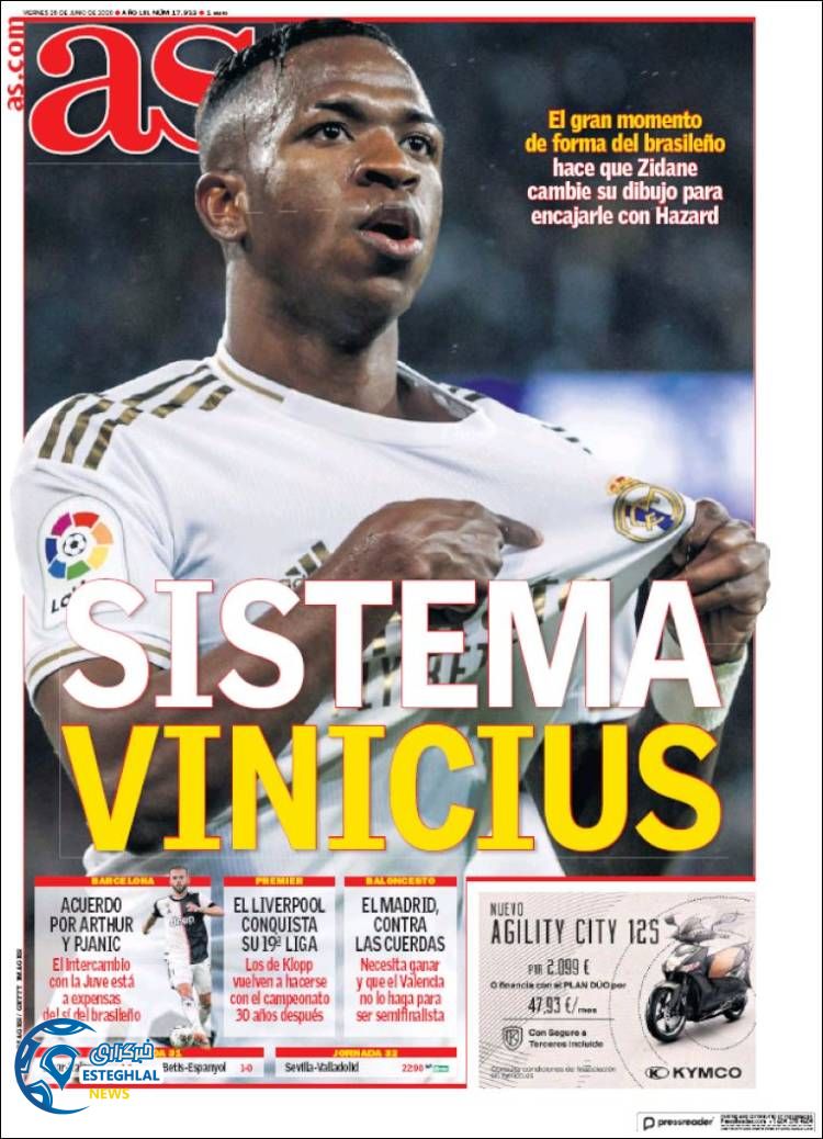 روزنامه ورزشی آاس جمعه 6 تیر 1399